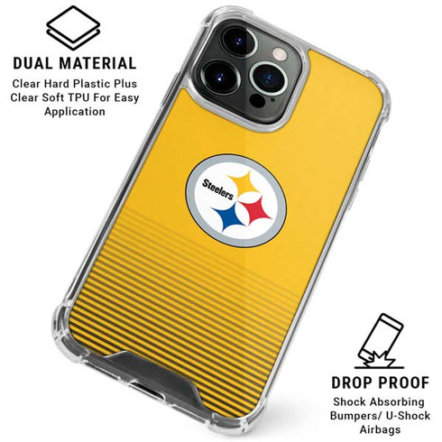 NFL Pittsburgh Steelers Breakaway iPhone 16 Pro Clear Case